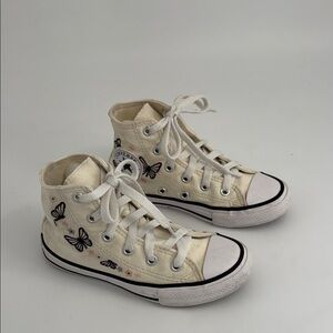 Converse Chuck Taylor All Star Butterflies Big Kid Girls' High Top shoes sz 12‎